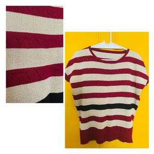 Striped Knit Top