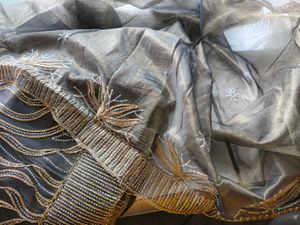 Elegant Embellished party wear unstitched suit