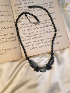 Black Crystal Necklace