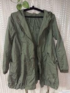 Green Hooded Jacket