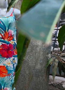 VN .Floral Bodycon Dress