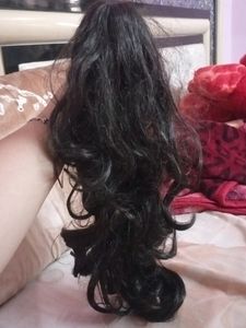Hair Wig Of Synthetic Curly Hai