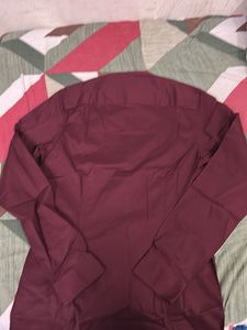 Maroon Casual Shirt
