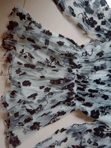 Floral Mesh Top