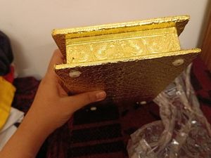 Golden Jewelry/dryfruit Multipurpose Box For Sale