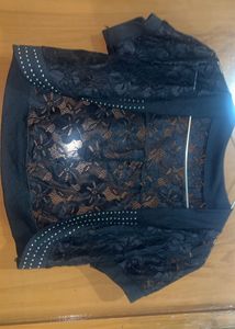 Lace Floral Bolero Shrug