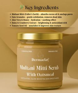 Dermaclay Multani Mitti Scrub