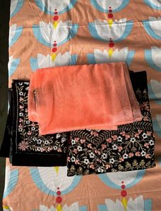 Elegant Black Embroidered Lehenga Choli (CA)