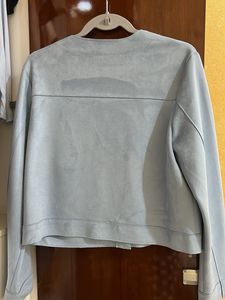 Zara Blue Suede Style Jacket
