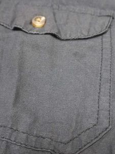 Black Button-Down Shirt