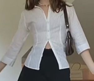 Fitted button down shirt