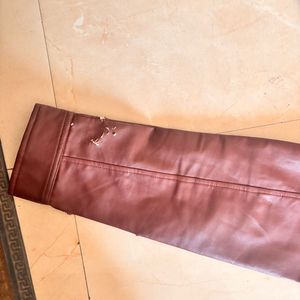 Burgundy Leather Jacket