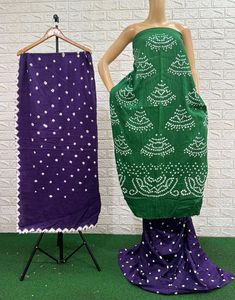 🍁 BANDHANI DRESS MATERIAL🍁