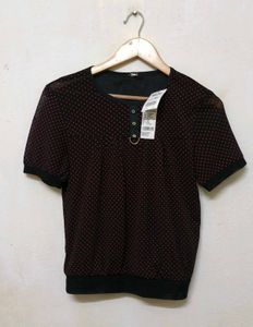 Trendy New Vintage Polka Dot Top