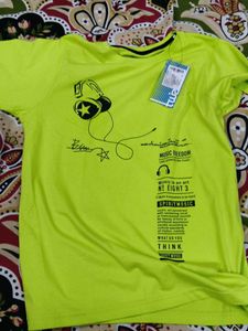 Lime Green Music T-Shirt