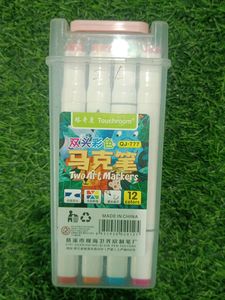 Two Art Marker With 4 Designer Eraser