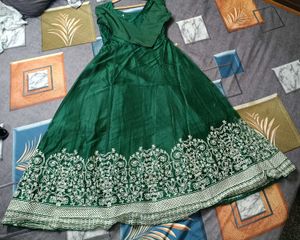 Elegant Green Ethnic Gown