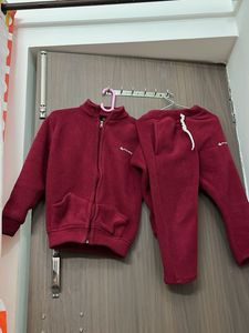 Quechua Kids' Warm Fleece Set for 5-7 yr old