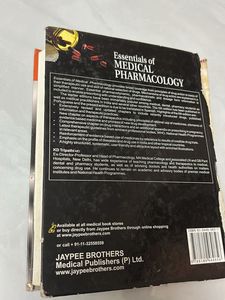 Essentials Of Medical pharmacology  By KD Tripathi