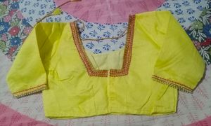Yellow designer Blouse
