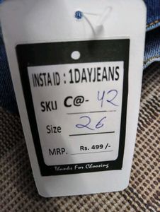 C@42 Size-26 Slim Jeans