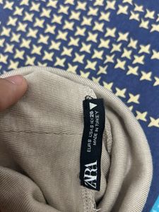 Elegant Beige Turtleneck Top