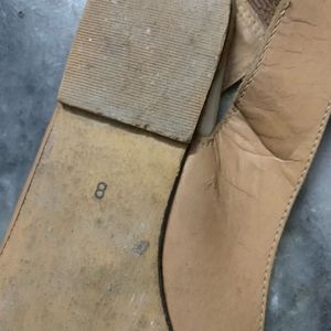 pure leather women flats