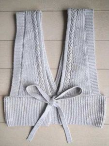 Knitted Crop Top Vest