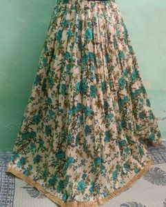 Floral Print Maxi Skirt