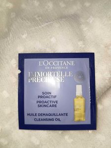 L'Occitane Cleansing Oil Sample 1 ml