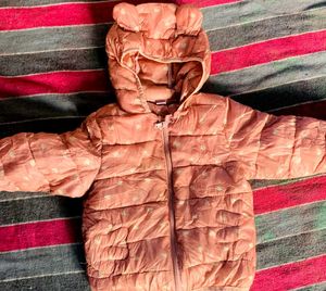 Adorable Bear Ear Puffer Jacket