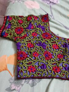 Cut Work Embroidered Blouse