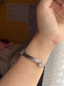 Silver Floral Bracelet