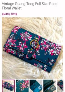 Floral Print Wallet