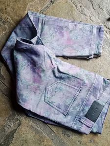 Zara Floral Print Jeans