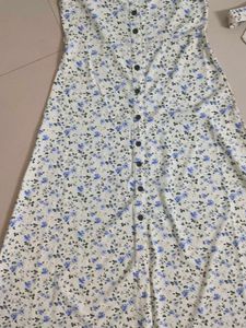 Floral Print Shirt Dress w/Belt