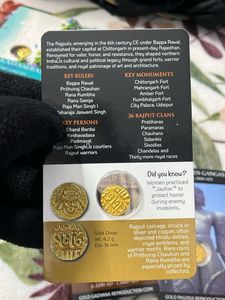 Rajput Gold Dinar Reproduction Coin