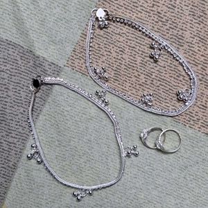 Silver Artificial Anklet 🤩🤩