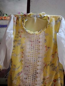 Floral Yellow Top
