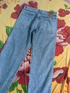 Acid Wash Wide Leg Jeans
