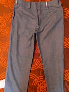 Gray Casual Pants