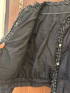 Black Korean Quilted Jacket