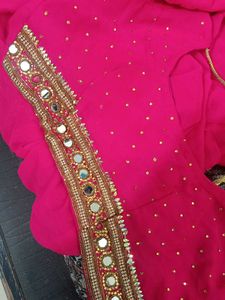 Pink Saree