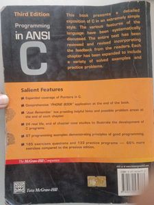 Programming In ANSI C