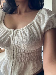 Imported Puff Sleeve Top