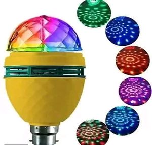 LED Rotating Multi Colour Party Lamp/ Bulb