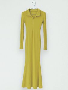 Stylish Green long bodycon dress