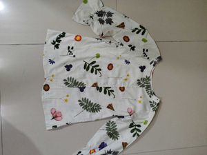 White Floral Top