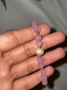 Purple Pearl Bracelet