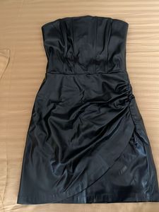 Black Strapless Mini Dress